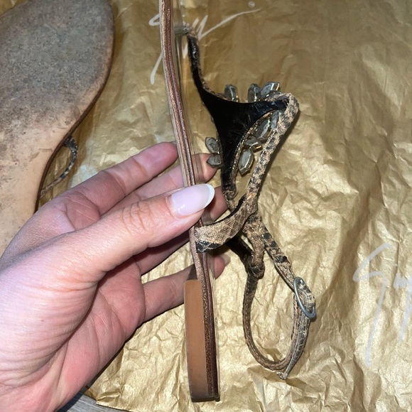 Giuseppe Zanotti crystal sandals size 37 bought in 2003 BARNEYS NY - Picture 9 of 9